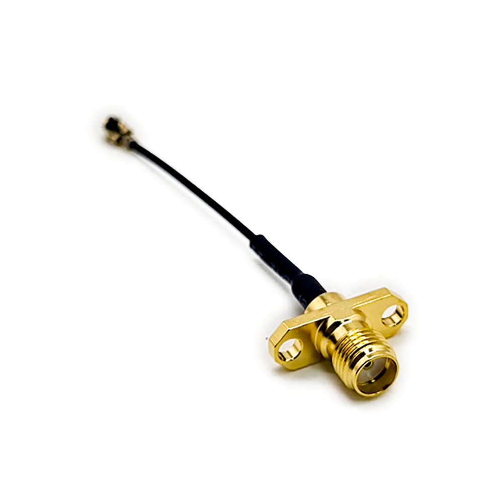20 Stück UFL-auf-SMA-Kabel 5 cm mit SMA-Buchse für Schalttafelmontage auf Ufl.ipx 1.13-Kabel