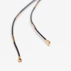 IPEX RF Coaxial Cable Manufacturers Black 0.81 con IPEX V. to IPEX V. e Gold-plated Buckle