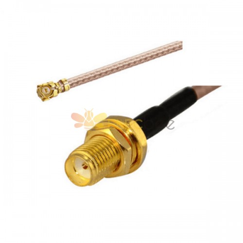 SMA Ipex Cabo RG178 Coaxial Cable Montagem 15CM