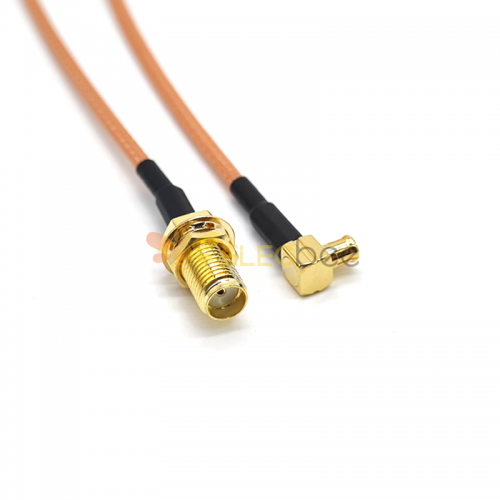 20pcs RF Cable SMB extension Cable Male Straight to MCX Male Angled Cable with RG174 10cm