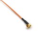 BNC Kablolar Ön Bulkhead Kadın Su Geçirmez MCX Kadın Sağ Açılı RG316 ile 10 cm