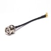 20pcs BNC Connector with Cable Straight Male 50Ohm to MCX Angled Male with RG316 10cm