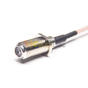 20 piezas tipo F a MCX Cable hembra de 180 grados a Cable Coaxial macho en ángulo con RG316