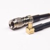MCX Kabloları Sağ Açılı Erkek 1.0/2.3 Düz Erkek ile RG316 10 cm