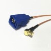 20 adet MCX Erkek Kablo RG178 Anahtar Fakra C Dişi Konnektör 2m