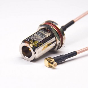 N Connector Cable Aassembly 180 Degree Female to MCX Right Angled Male with RG316