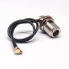 N Type Female Cable Right Angled to MCX Male 90 Degree Waterproof 10cm