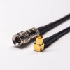 RF Kablo Montajları 1.02.3 RG174 Kablo için MCX Kadın erkek 10 cm