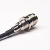 Câbles RF TNC arrière Bulkhead Mâle Straight to MCX Male Angled Coaxial Cable avec RG 174