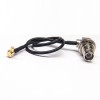 RF Coaxial Cable Assemblies MCX Right Angle Male Blukhead to TNC Female 90 Degree 10cm