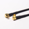 RG174 Especificaciones de cable MCX Angled Macho a Hembra 90 Grados Montaje de Cable