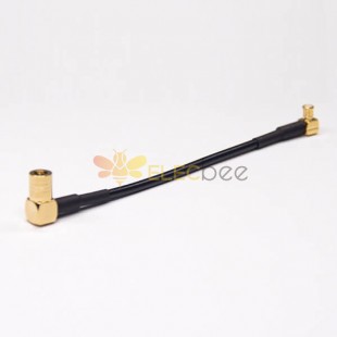 20pcs SMB Angle Female 90 Degree to MCX 90 Degree Male Cable with RG174 10cm