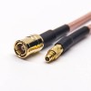 MMCX Cable 180 Degree Male to SMB Male Straight Cable with RG316 1m