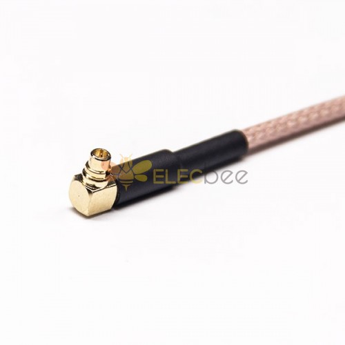 20pcs MMCX Cable Connector Male Right Angled with RG316 10cm