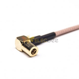 20pcs MMCX Cables Male to SMB Male Right Angled with RG316 10cm