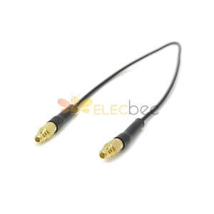 MMCX Connector Cable Plug Straight Male to Male for 1.37 Cable