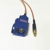 MMCX Male Cable RG178 to Fakra C Code Jack Connector 2m