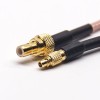 MMCX Straight Female to SMB Straight Female Coaxial Cable with RG316 1m