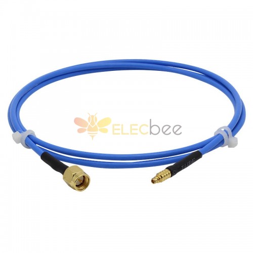 SMA Plug to MMCX Plug Connection RG405 Semi-flexible -2 Cable Extension Cable Assembly 10cm