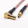 SMB Cable Connectors Female Right Angled to MMCX Male Straight Cable with RG316 1m