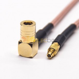 20pcs SMB Male Angled to MMCX Male Straight Coaxial Cable with RG316 1m