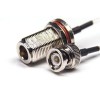 20 шт. BNC кабельные удлинители 180 градусов штекер N тип прямой кабель с RG316 белый 10см