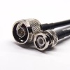 CABOS BNC Masculino direto para N Tipo Masculino Straight RF Coaxial Cable com RG58 RG223 1m