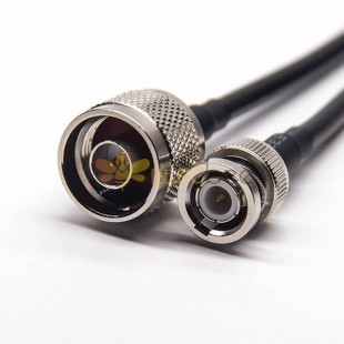 20pcs câbles BNC mâle droit vers câble coaxial RF droit mâle de type N avec RG58 RG223 (en anglais) 1m