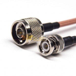 Kablo rg142 için N Tipi BNC Konnektör Erkek erkek için 10 cm