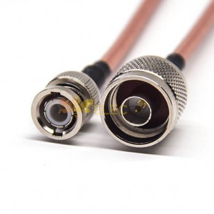 Kablo RG142 için 20 adet N Tipi - BNC Konektörü Erkek - Erkek