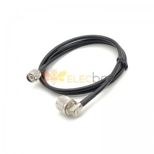 20pcs 1M TNC Connector Male 180 Degree to N Type 90 Degree Male Coaxial Cable with RG223 RG58