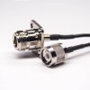 30 Uds 10CM TNC macho a N hembra Cable 4 orificios brida RG174 Cable coaxial montaje