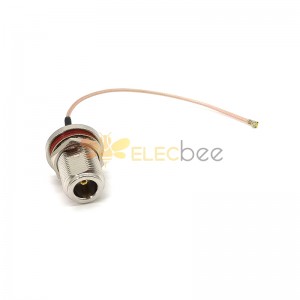 UFL Ipex a conector hembra tipo N conector de antena RF Cable flexible de 15 cm