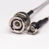 Cable conector BNC de 30 Uds., macho recto a SMA, Cable Coaxial macho recto con RG316 10cm