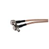 Kabel Koaxial RP SMA Schott Buchse zu Dual TS-9 Splitter Combiner Kabel Jumper Pigtail RG316 10cm