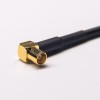 MCX to SMB Cable RG174 SMB Male Right Angle to MCX Female Right Angled rf Cable Assembly 10cm