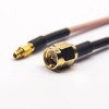 MMCX to SMA Cable MMCX Male Straight to SMA Straight Male Coaxial Cable with RG316 1m