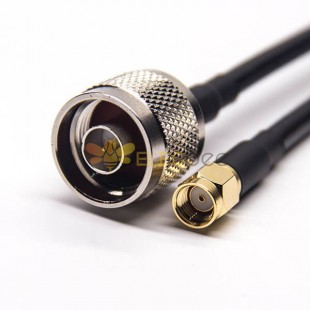 20 шт. N Тип кабельные разъемы прямой штекер к SMA штекер RP кабель с RG58 RG223 1м