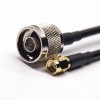 20 piezas conectores de Cable tipo N macho recto a SMA macho RP Cable con RG58 RG58 1m