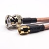 RF Cable Aassembly SMA to BNC Coaxial Cable SMA Straight Male RP to BNC Straight Male with RG142