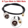 RF Cable SMA Male to N Type Male Antenna Pigtail Cable RG58U 50CM