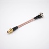 RF Cable with SMA Connector Female to Dual TS9 Male 4G LTE Antenna Adapter Splitter Cable RG316 10cm