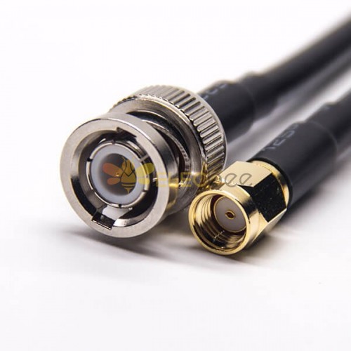 RF Cables Assembly BNC 180 Degree Male To SMA Male RP Straight With ...