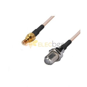 20 piezas montaje de cables RF SMB hembra a F hembra para radio satelital