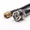 Câbles RF BNC Mâle 180 Degré à SMA Mâle Straight Coaxial Câble avec RG223 RG58 RG223 (en anglais) 1m