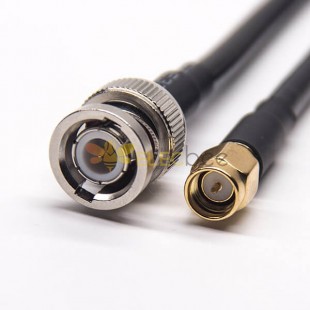 20шт RF кабели BNC Male 180 градусов к SMA Male Straight Coaxial Cable с RG223 RG58 RG223 1м