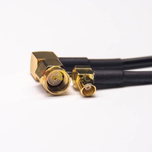 RG174 Коаксиальный кабель SMA Мужской RP для MCX Прямо угол женский кабель сборки