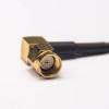 RG174 Coaxial Cable SMA Male RP to MCX Right Angle Female Assembly Cable 10cm
