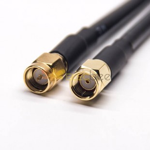 SMA Cable Male to RP Male Straight RF Cable RG58 1m Length RG58