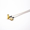 SMA Cable Soldering Coaxial Assembly Male Right Angled to RG405 Cable